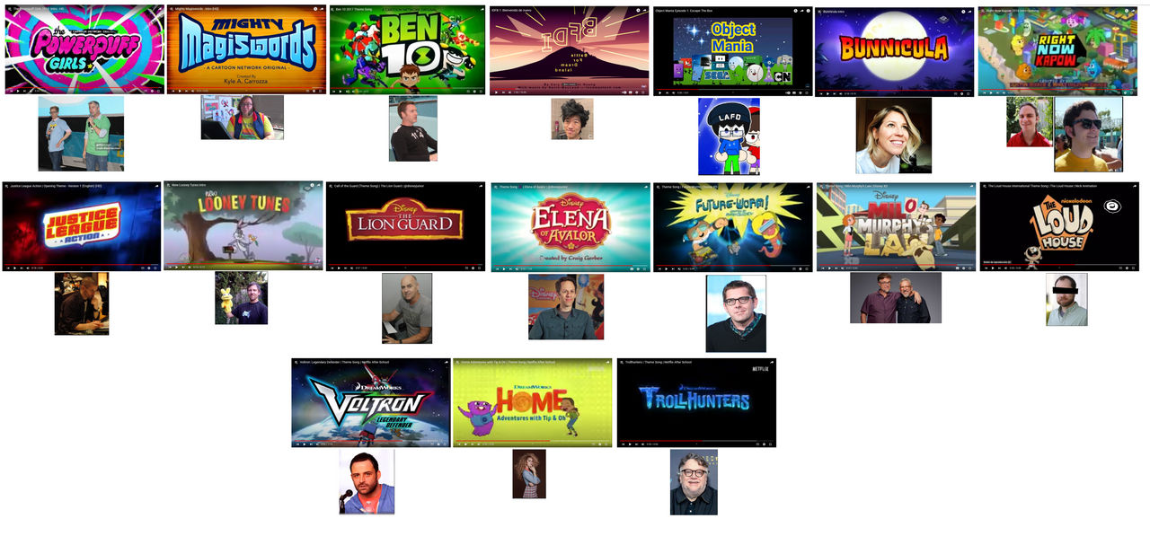 Deviantart Animation Area Animation Show 2016's Dlretors And Title Collage by T3YRTRE on DeviantArt