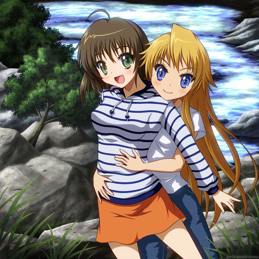 two girls by studioDynamicArts on DeviantArt