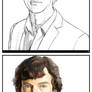 making of a portrait : Benedict Cumberbatch