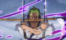 One Piece - Zoro vs Hyouzou - Rengoku / Purgatory Onigiri