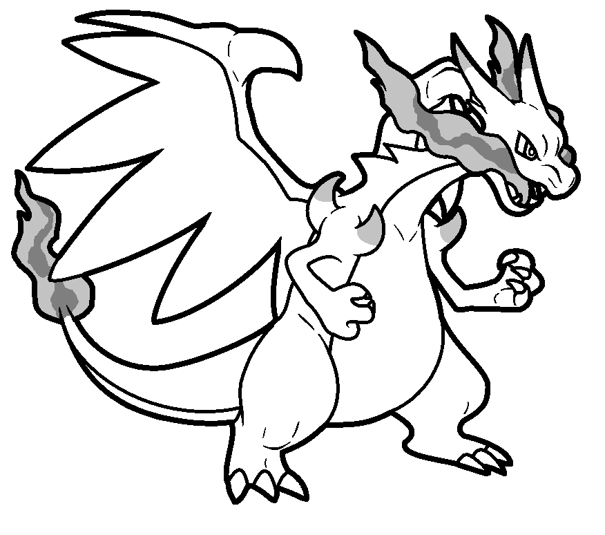 mega charizard x base by halosouldragon on deviantart