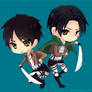 Shingeki no Kyojin chibis