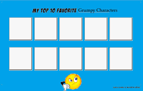 Top 10 Grumpy Characters Meme