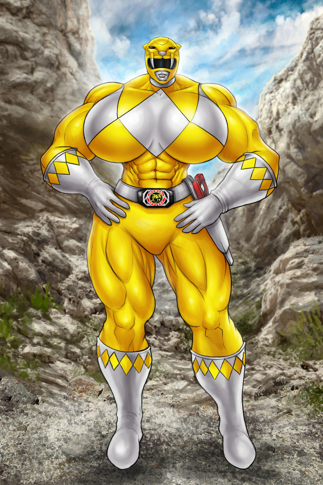 Go Go Yellow Ranger Yellow Ranger by mvmconde on DeviantArt