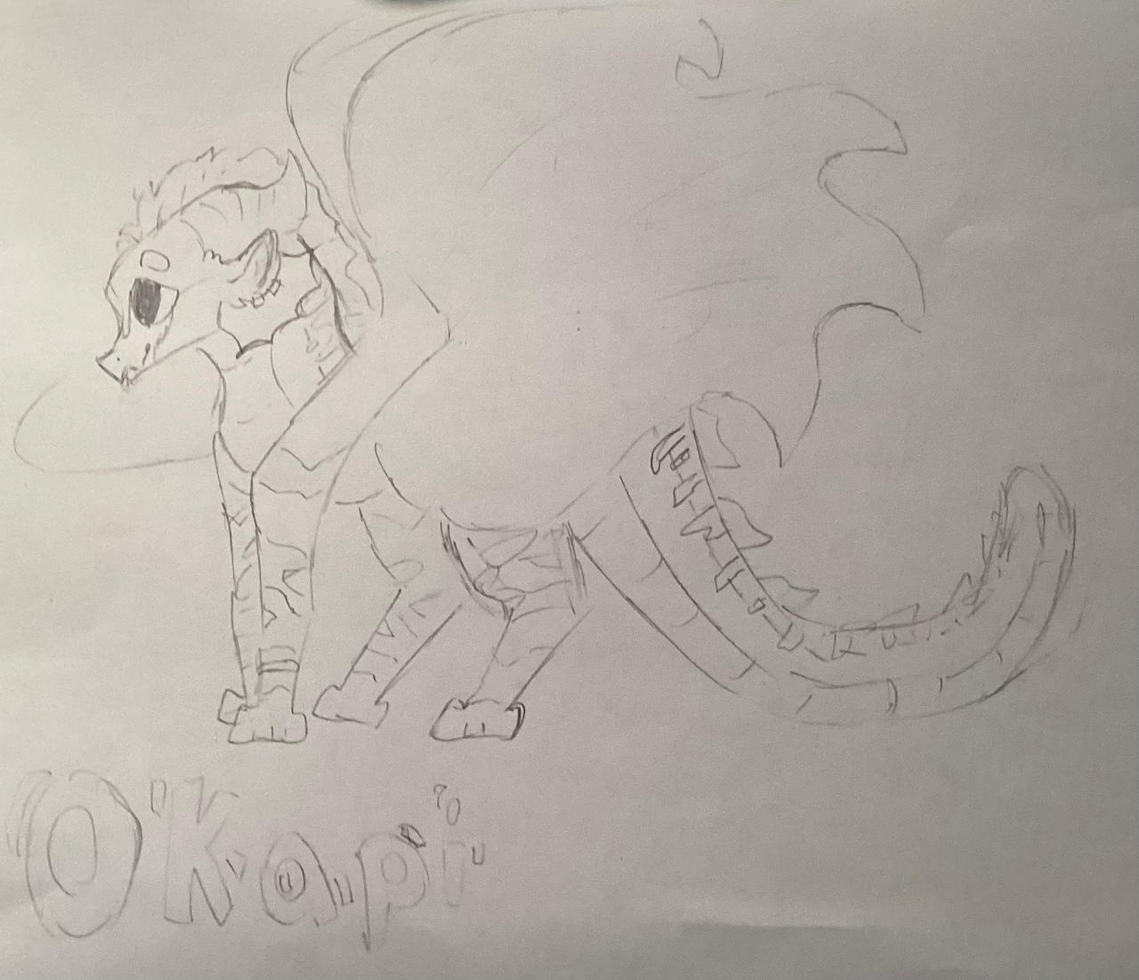 Okapi by ThunderTheStormWing1 on DeviantArt