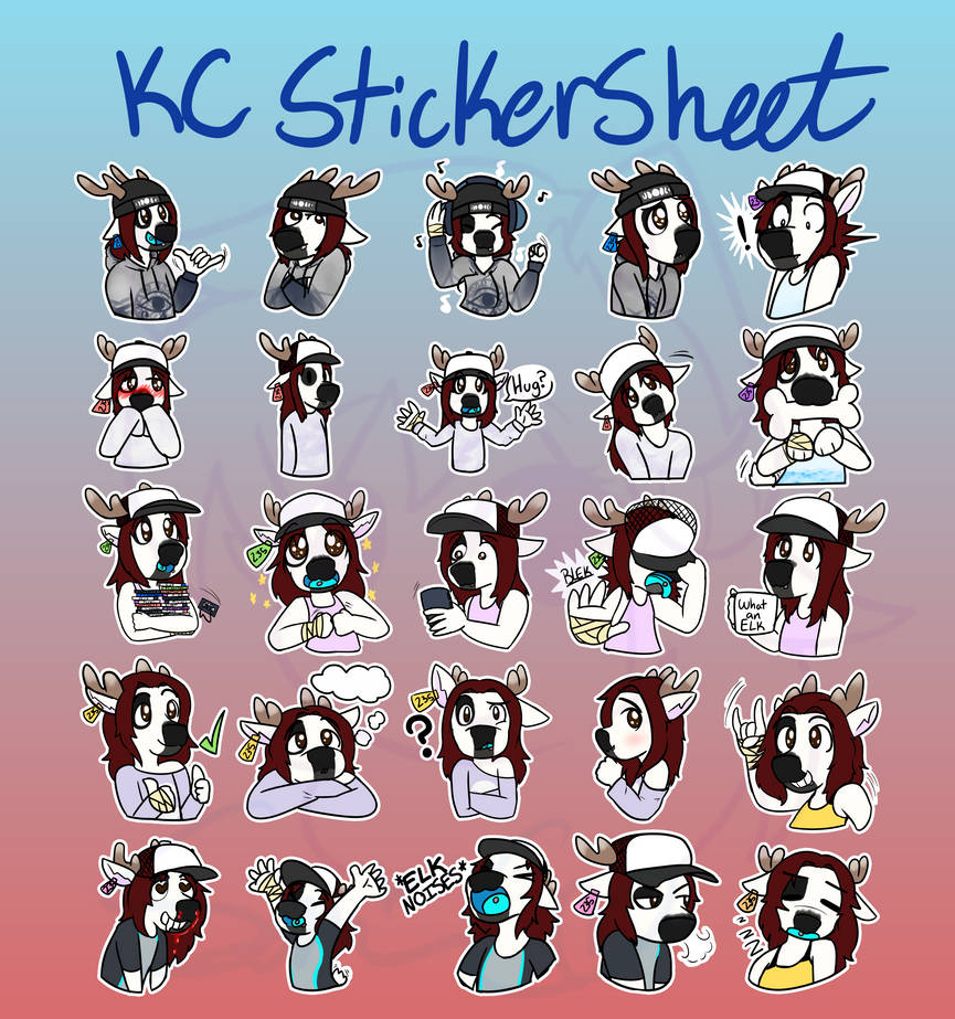 *KC Sticker Sheet* by TheSamiC on DeviantArt