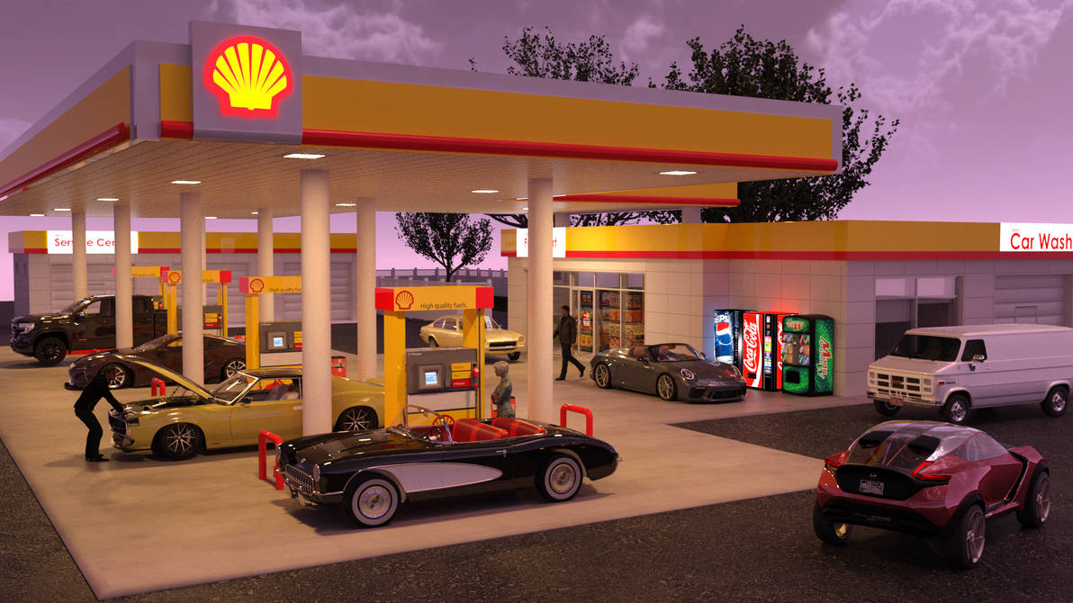 Shell Station by gayphotoreal on DeviantArt