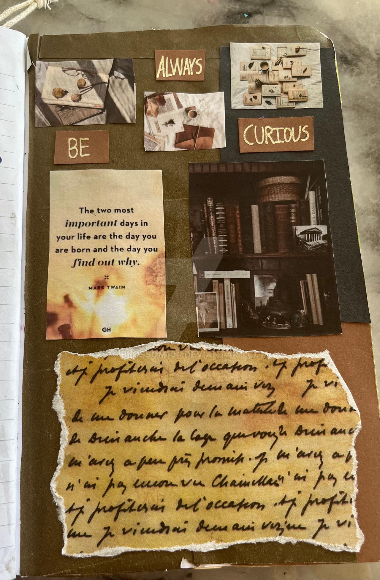 Brown-Themed Scrapbook by Blossom104 on DeviantArt