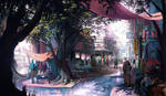 Baqceti Street by weebasaurus