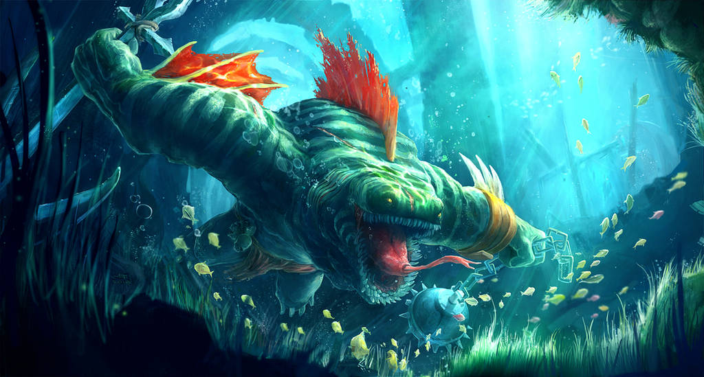 Leviathan the Crimson Tidehunter by weebasaurus