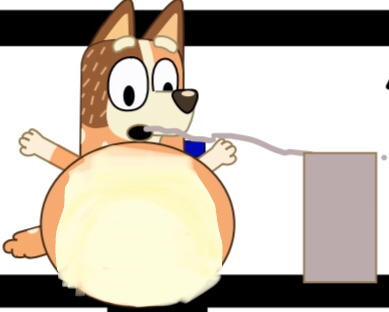 Chilli Heeler Gets Inflated by TyParrish on DeviantArt