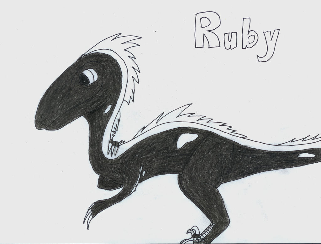 (Request) Ruby The Velociraptor by CobaltTheRighteous on DeviantArt