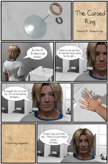 The Cursed Ring page one