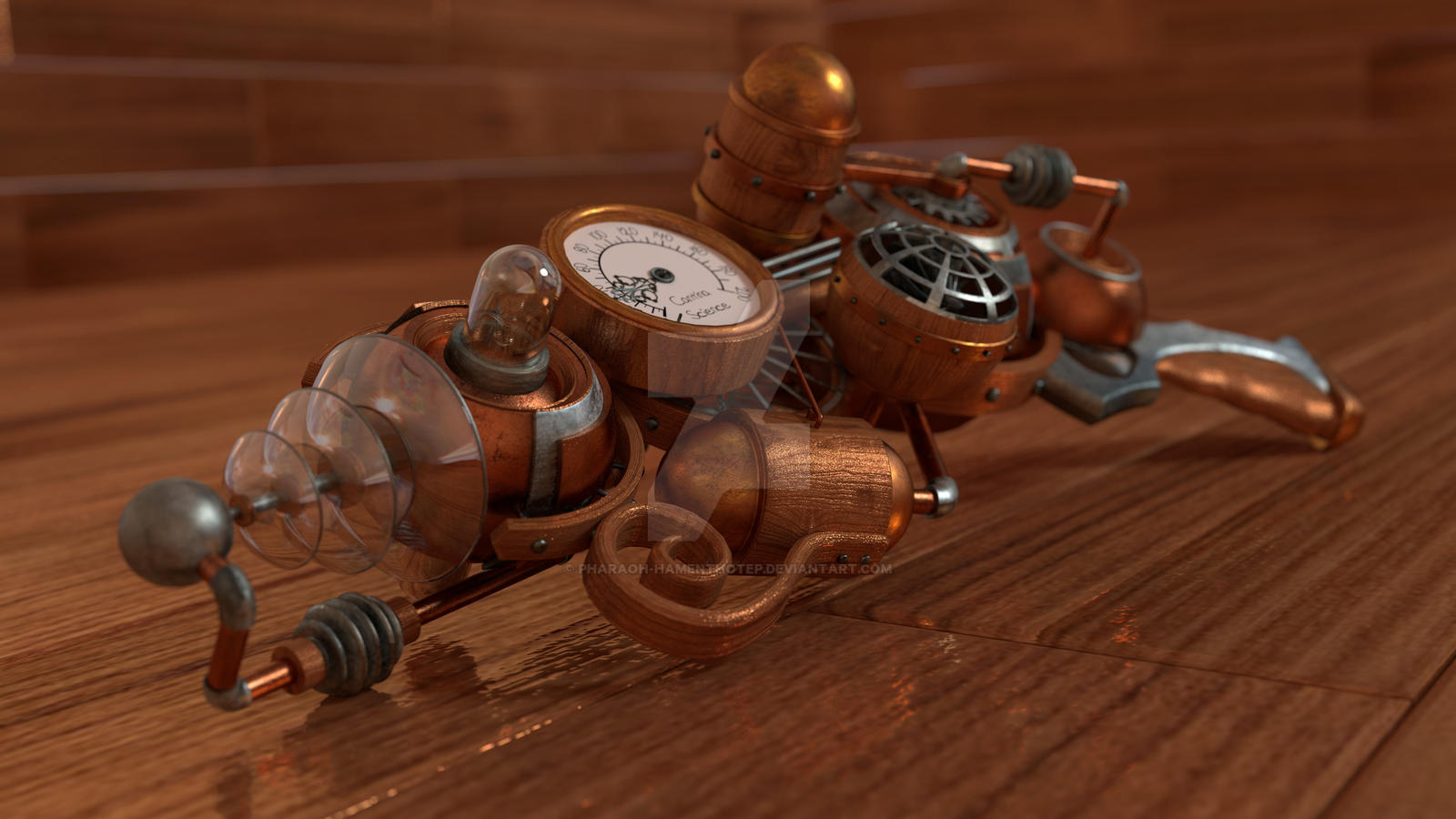 Steampunk gun cycles