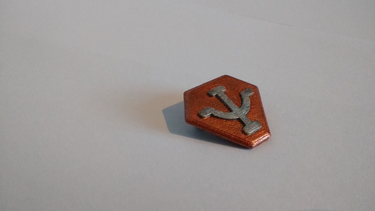 3D Printed Psi-Corps badge