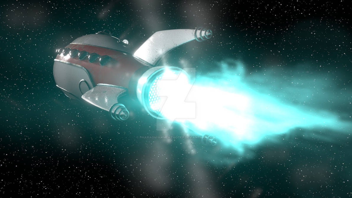 Rocketship now with engine effects! by Pharaoh-Hamenthotep on DeviantArt
