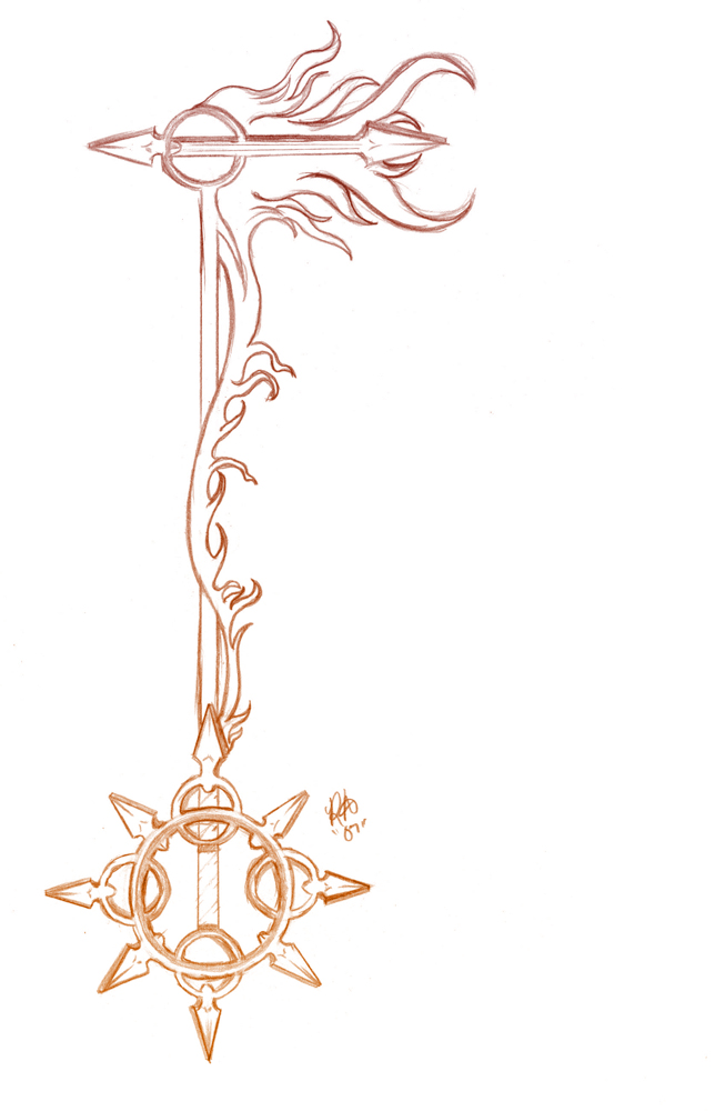 The Dancing Flames Keyblade