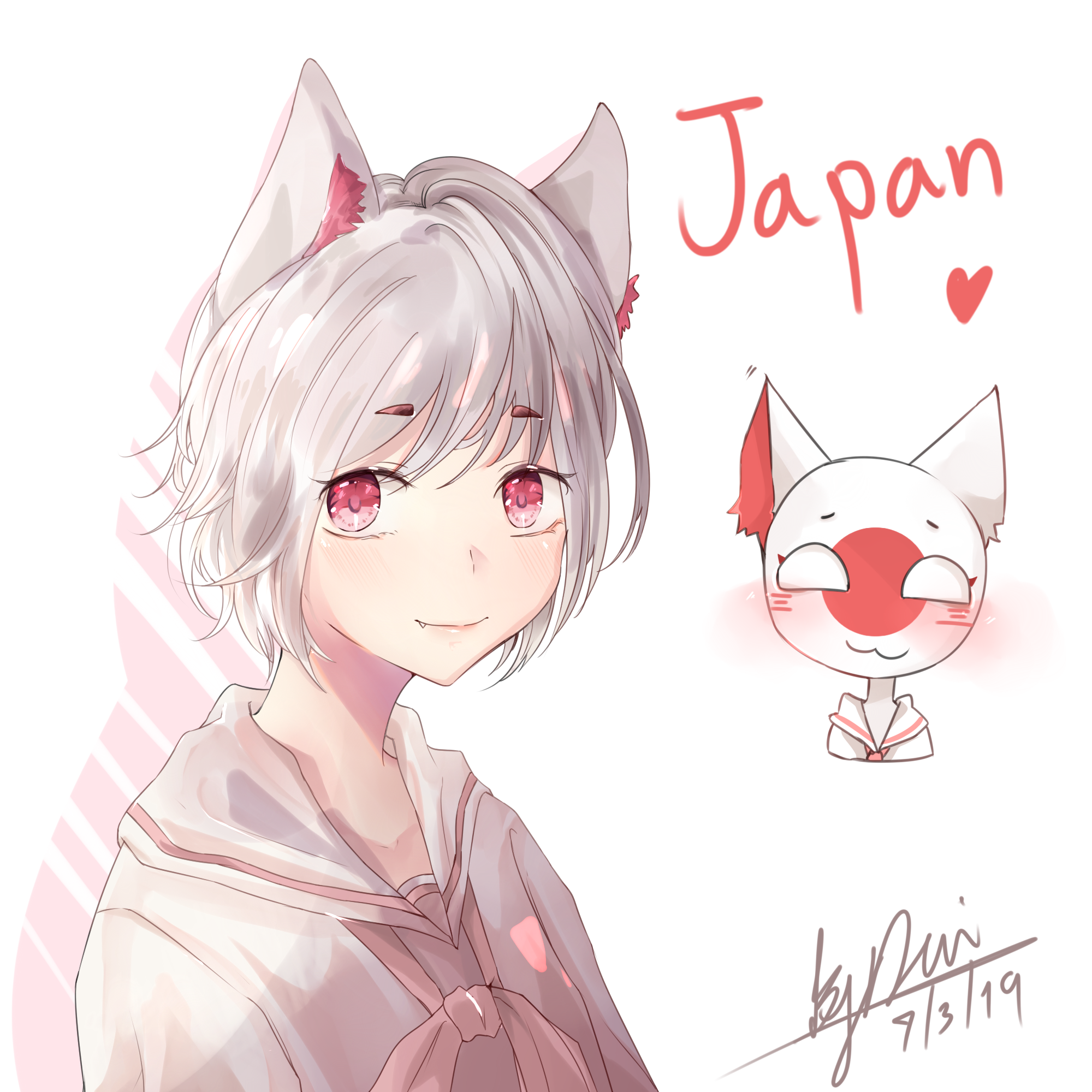 Pixilart - Neko Japan countryhumans by ABCEastPonymon