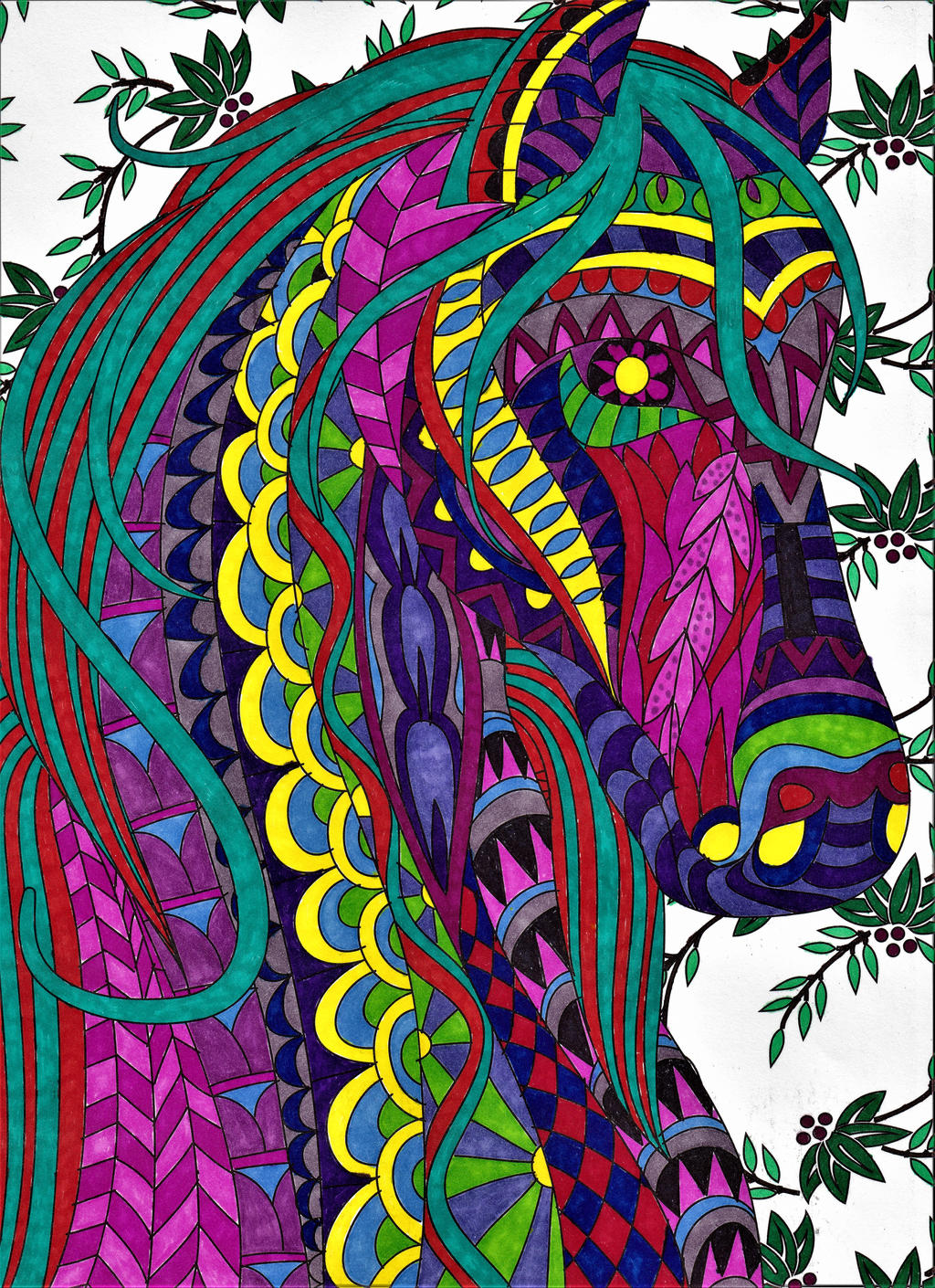 Psychedelic Horse