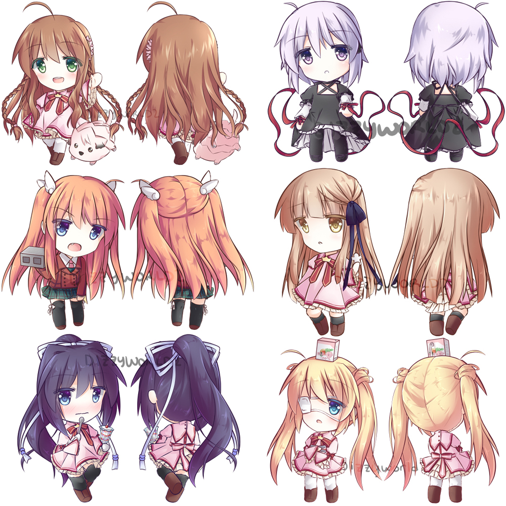 Rewrite Chibis v2 by Dizzyworld2 on DeviantArt Rewrite Chibis v2 by Dizzyworld2 on DeviantArt