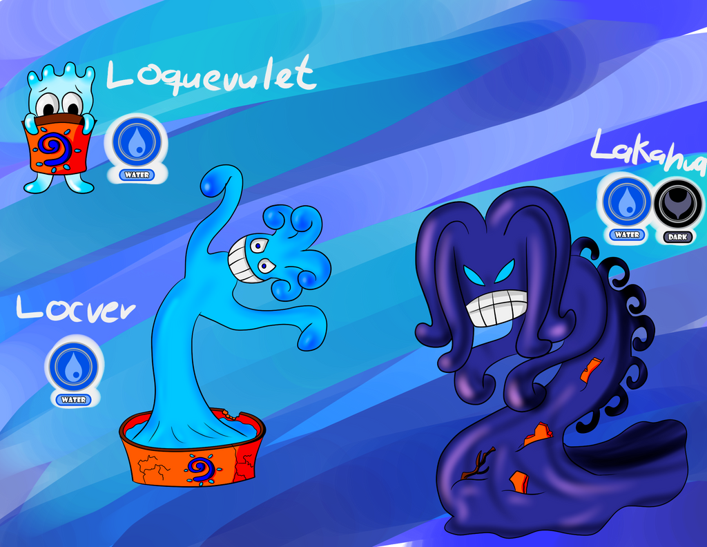 Pokemon Reflexion and Refraction. Water Starter