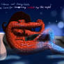 Your legs turn to shimmering scales by the night