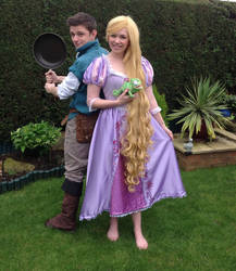 Rapunzel and Flynn Rider Cosplay