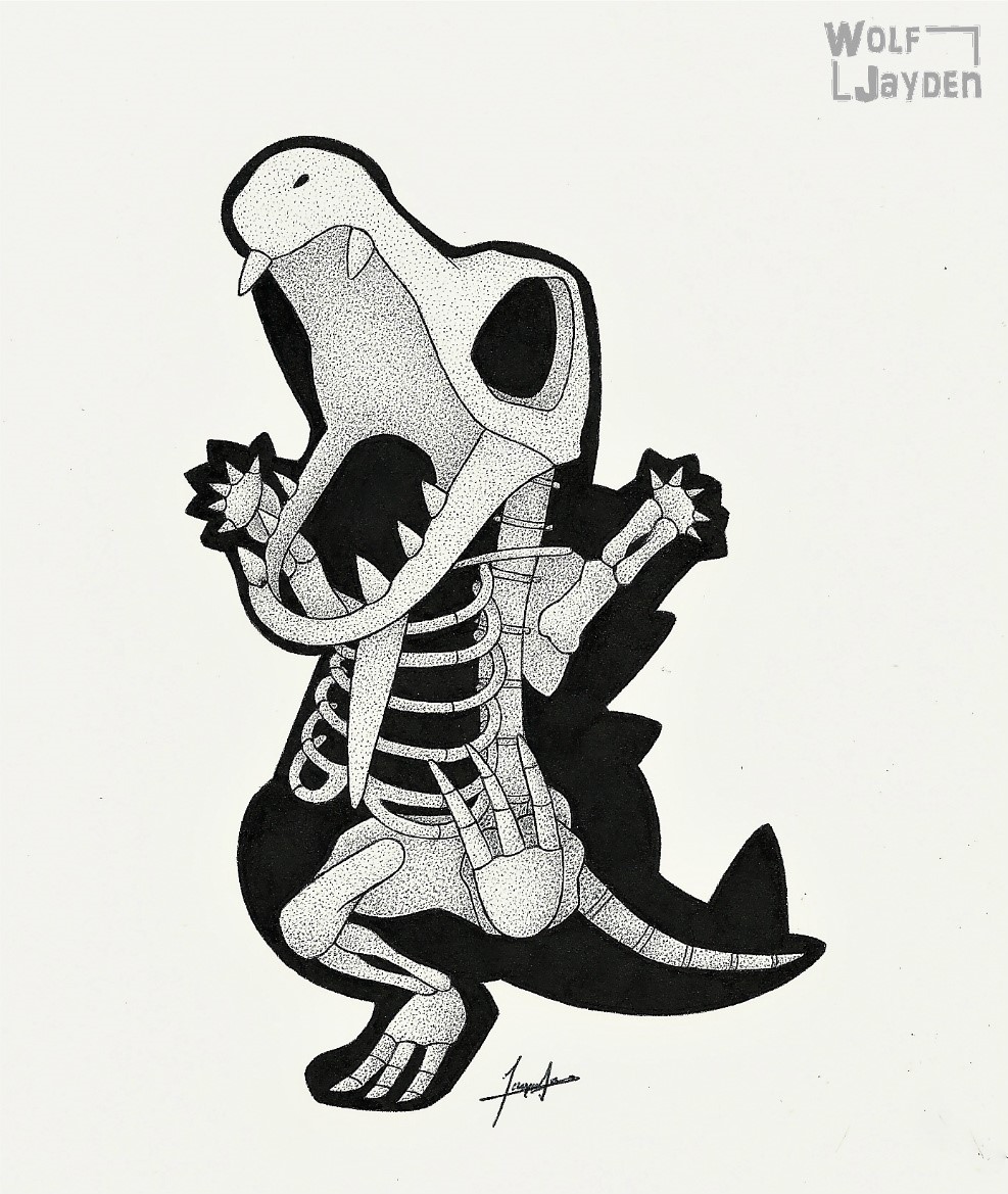 Skeletal Totodile