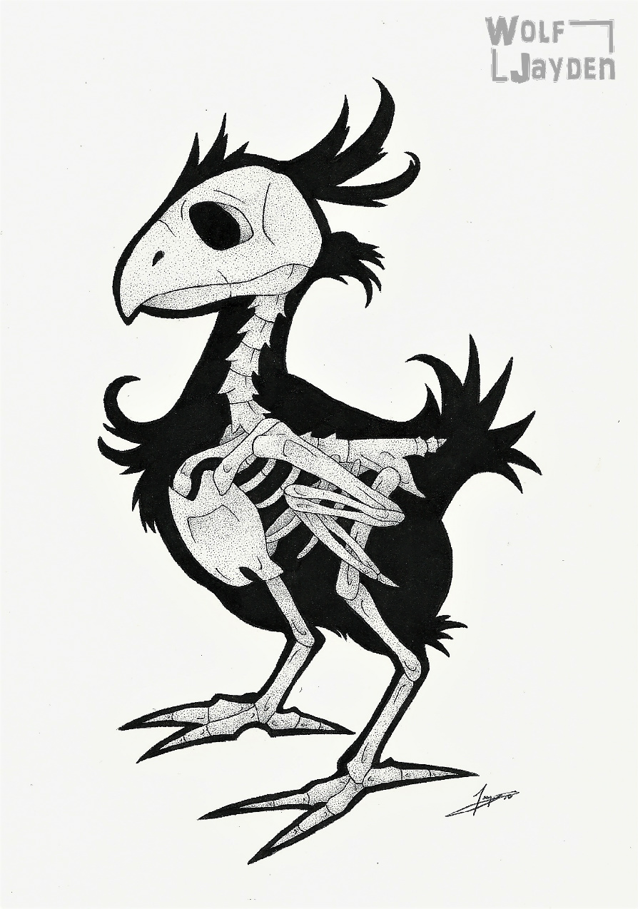 Skeletal Chocobo