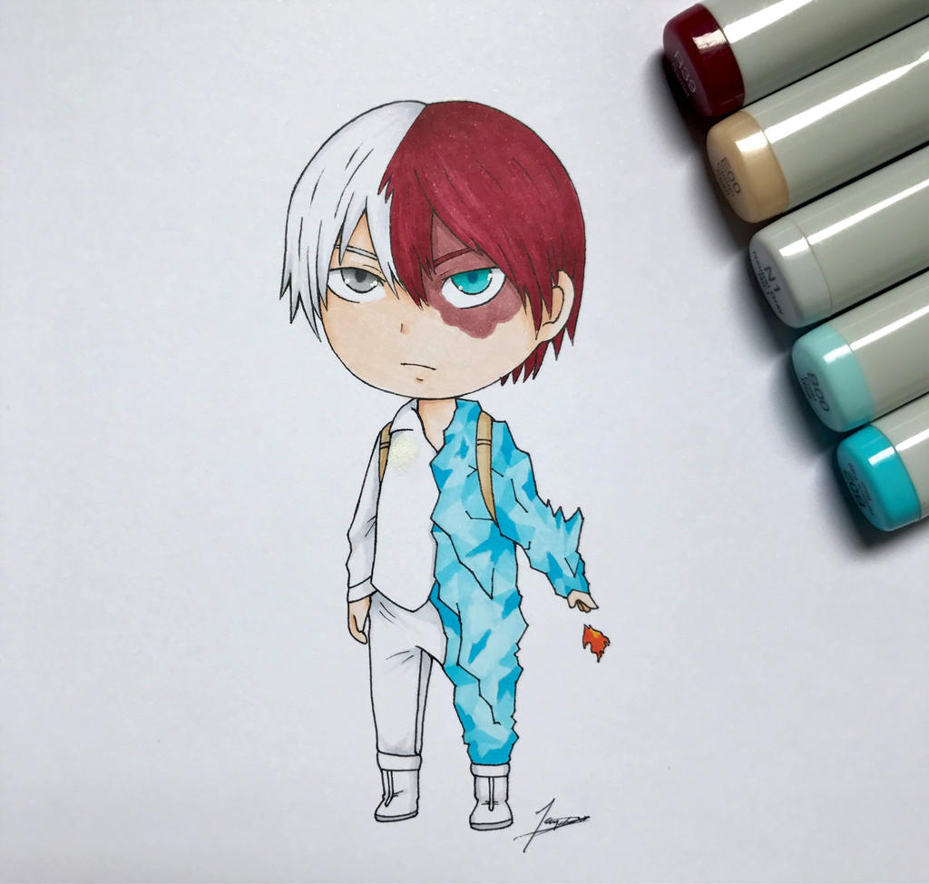 Chibi Todoroki by WolfJayden on DeviantArt
