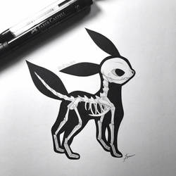 Skeletal Umbreon