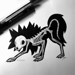 Skeletal Midday Lycanroc