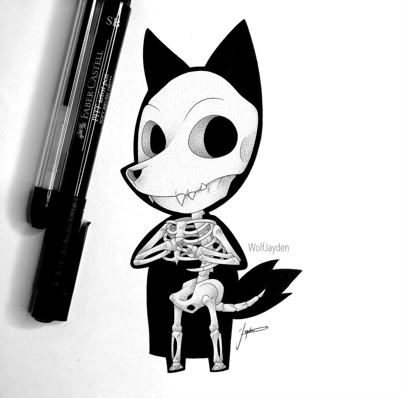 Skeleton Roddy Skeletal Crazy Redd by WolfJayden on DeviantArt