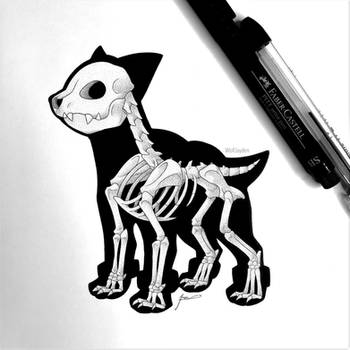 Skeletal Houndour