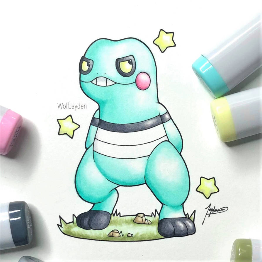 Shiny Croagunk by WolfJayden on DeviantArt