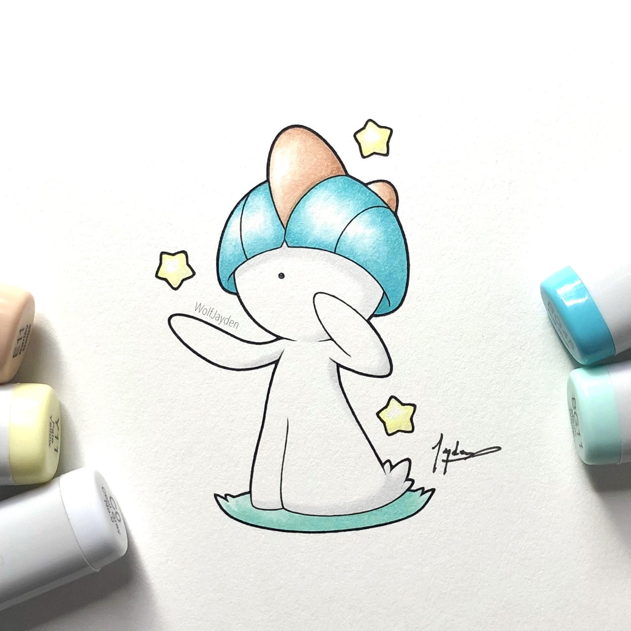 Shiny Ralts by WolfJayden on DeviantArt
