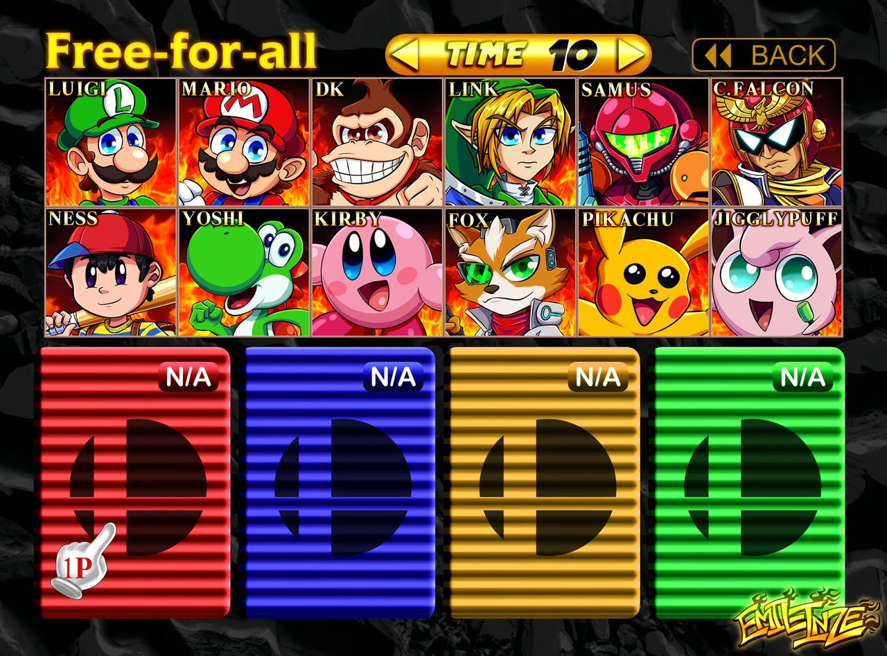Super Smash Bros 64 Characters by rayhunter112 on DeviantArt