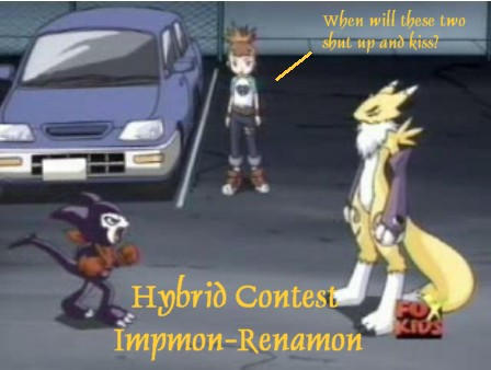 Hybrid Contest  Impmon-Renamon