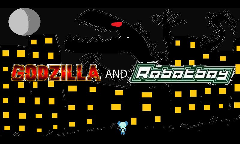 Godzilla and robotboy poster
