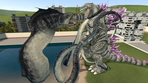 Godzilla vs Water Beast