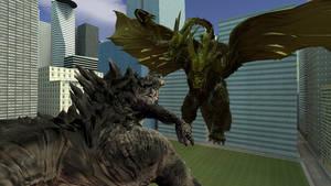 Titanus Godzilla vs King Ghidorah