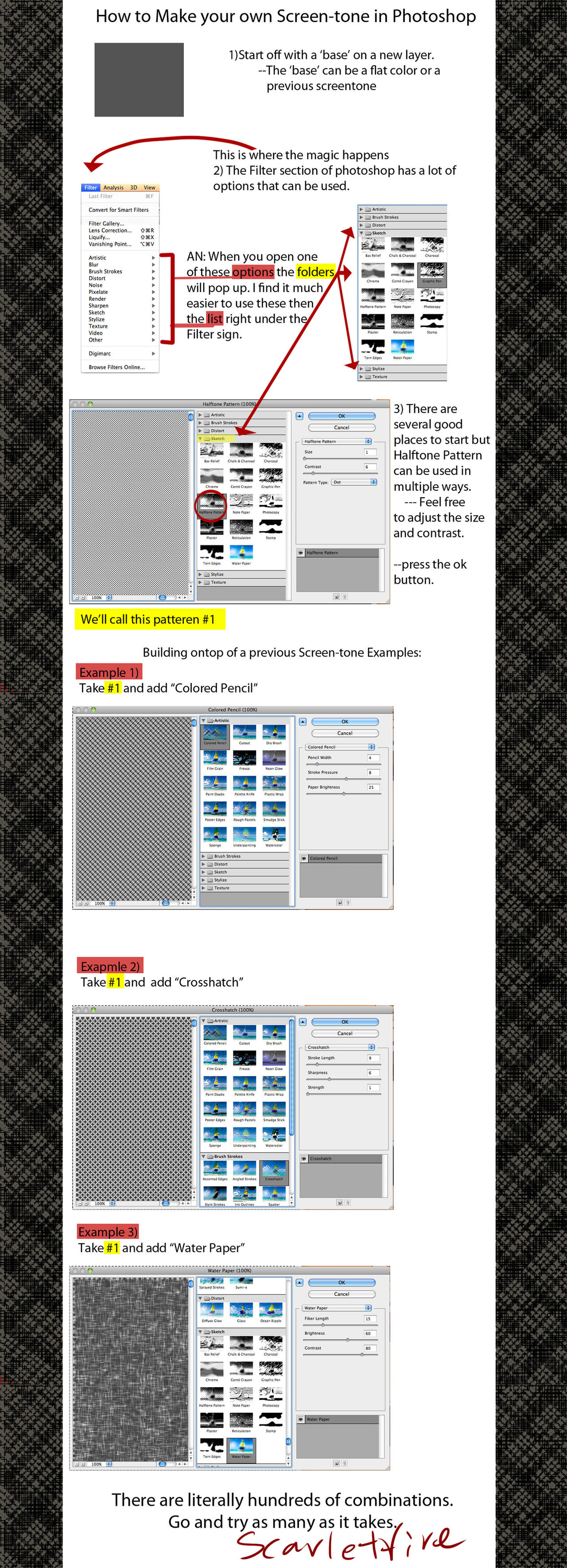 Basics digital Screen tones