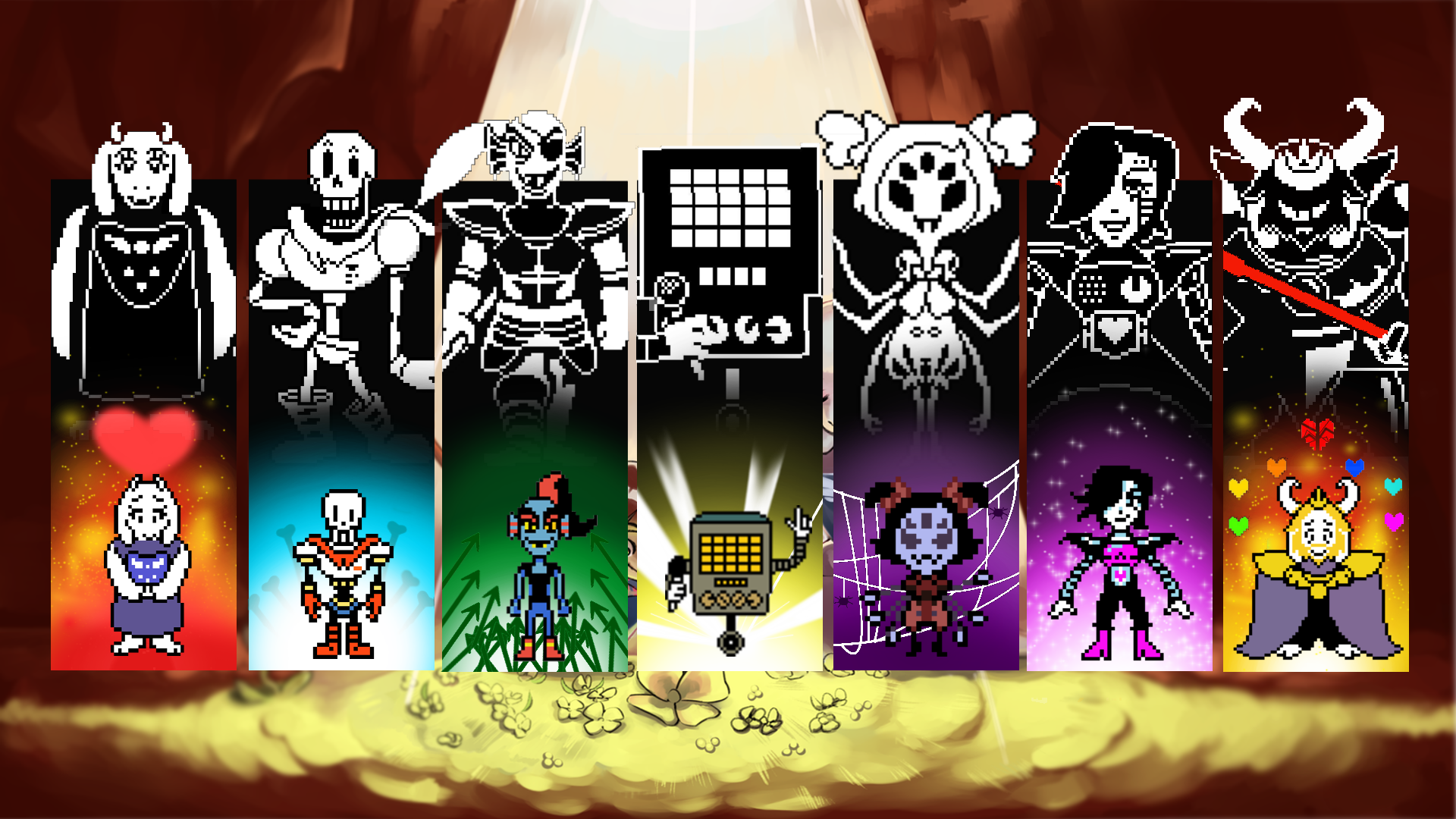 Undertale Main Bosses GizmoGamer2000 on DeviantArt