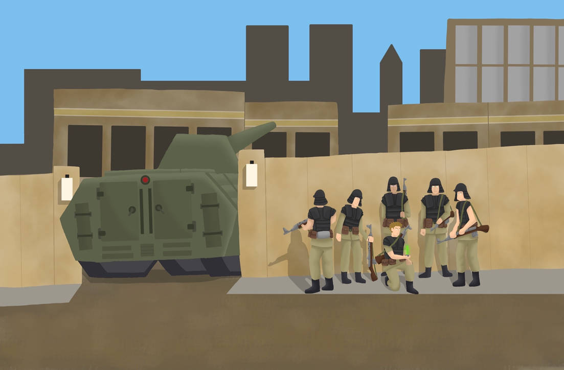 Deviantart Apc APC Moves Into Courtyard by alexdamenace on DeviantArt