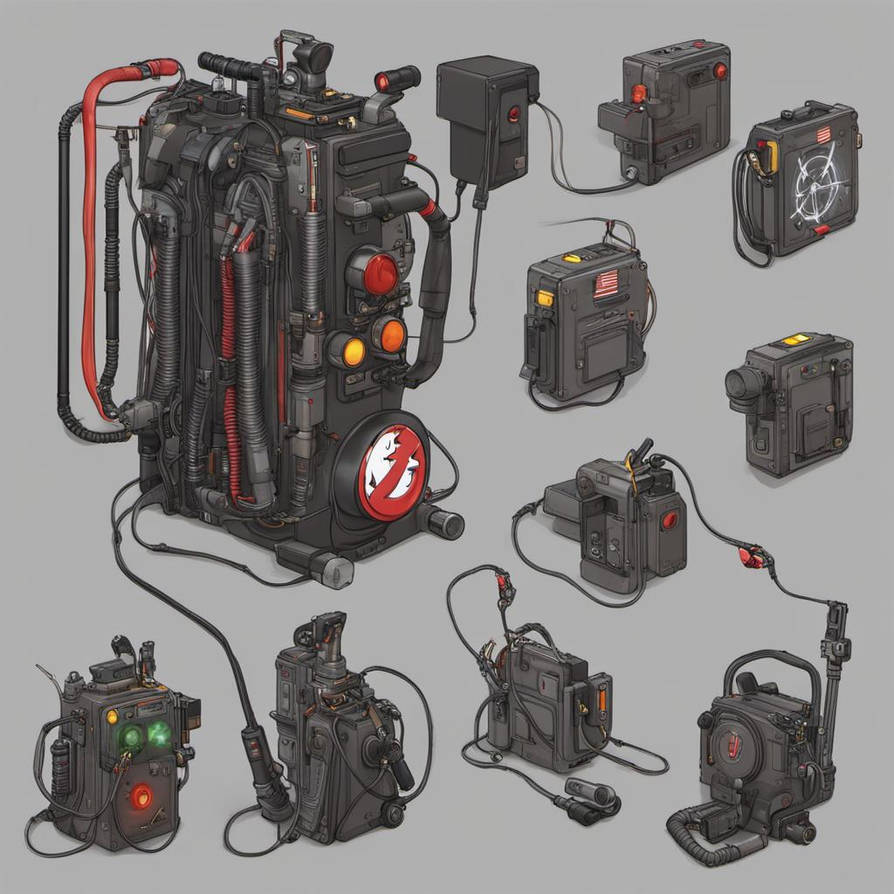 Ghostbusters Custom Pack Ghostbusters proton pack high-tech and weaponry by GBMelendez23k on ...