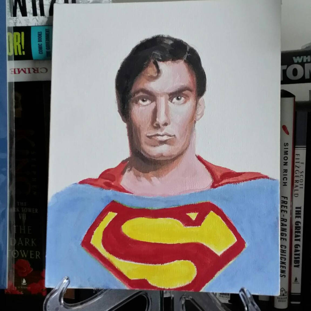Portrait of Christopher Reeves by JimmyChang83 on DeviantArt