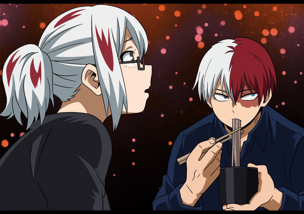 Fuyum Shoto and Fuyumi redraw by EffectivelyWeird on DeviantArt