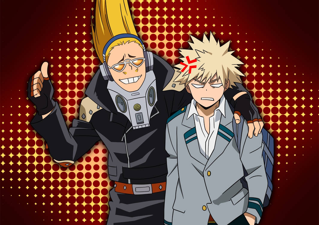 President Mic Model President Mic and Bakugo redraw by EffectivelyWeird on DeviantArt