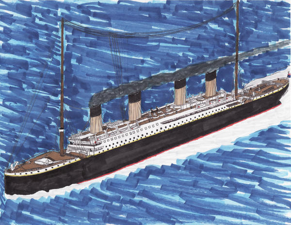 Titanic View Deviantart Titanic Port Side by Johnlennondude on DeviantArt
