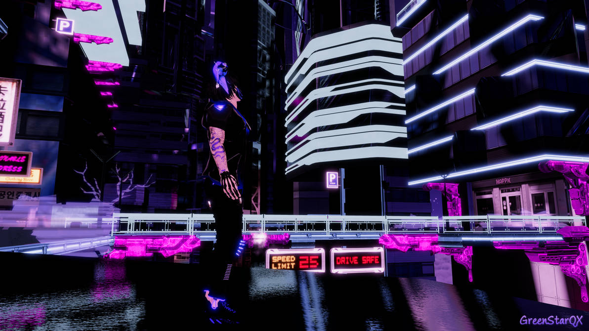 VRChat | A Purple Town by GreenStarQX on DeviantArt